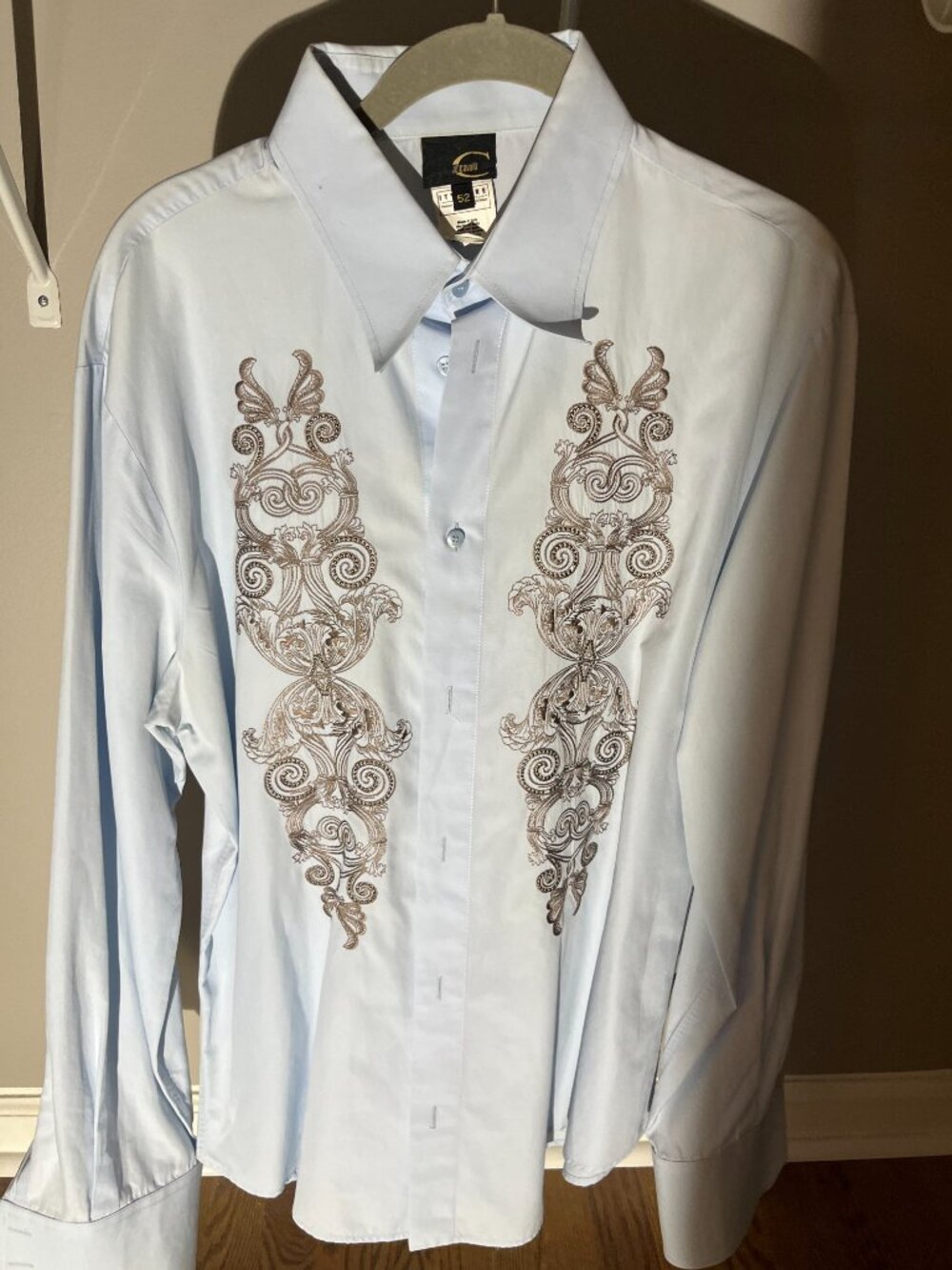 Just Cavalli Embroidered Shirt (Size 52)